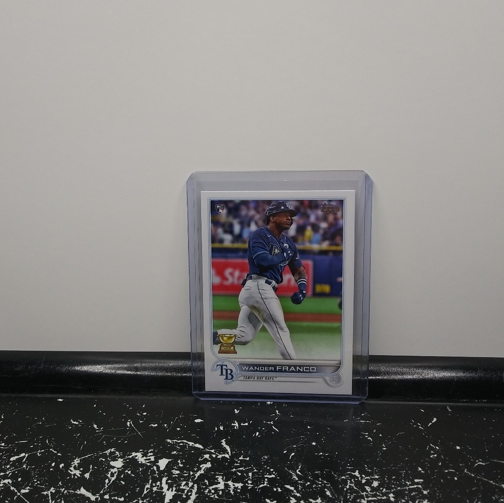 2022 Topps Series One Baseball Wander Franco All Star Gold Cup Rookie Card #215